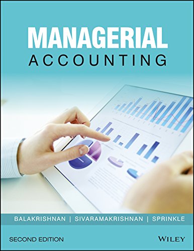 Imagen de archivo de Managerial Accounting, 2Ed a la venta por SecondSale