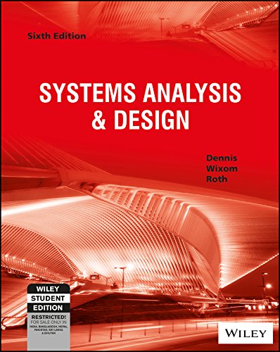 Stock image for Systems Analysis And Design, 6Ed for sale by SecondSale