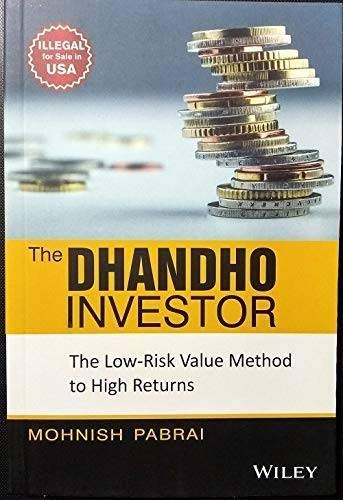 Imagen de archivo de The Dhandho Investor: The Low-Risk Value Method to High Returns a la venta por Irish Booksellers