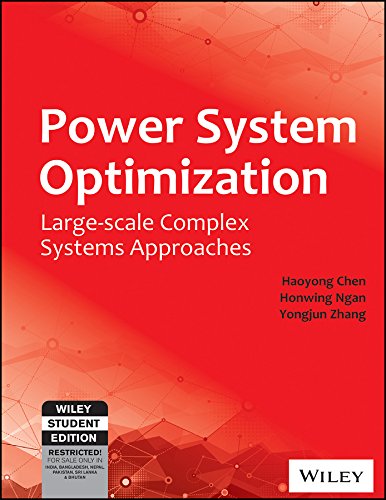 Beispielbild fr Power System Optimization: Large Scale Complex Systems Approaches zum Verkauf von Books in my Basket