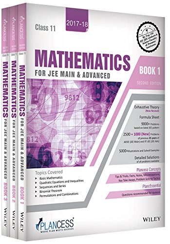 Stock image for Plancess Study Material Mathematics for Jee Main & Advanced, Class 11, Set of 3 Books: 2017 for sale by Mispah books