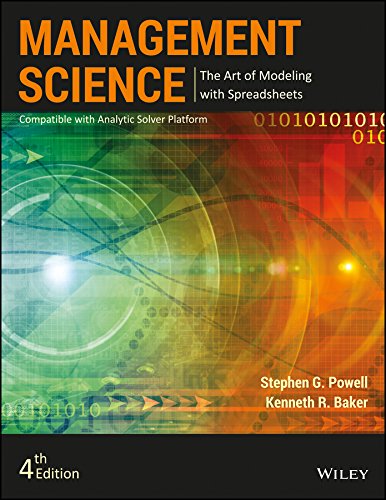 Stock image for Management Science: The Art Of Modeling With Spreadsheets for sale by Books Unplugged