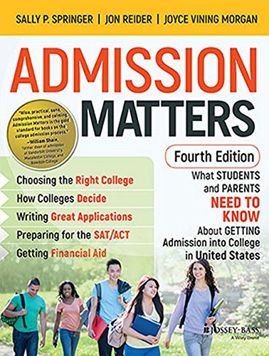 9788126569137: Admission Matters, 4Ed: What Students And Parents Need To Know About Getting Admission Into College In United States