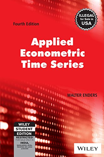 Imagen de archivo de Pplied Econometric Time Series, 4Th Edition a la venta por SecondSale