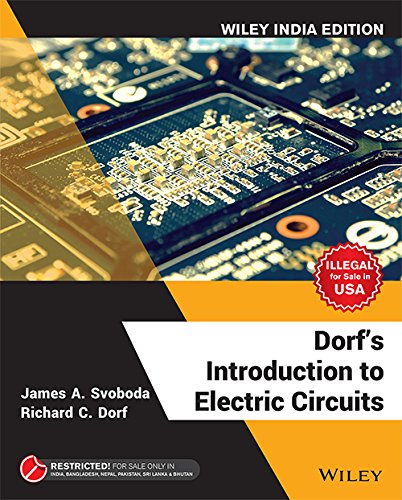Stock image for Dorf's Introduction To Electric Circuits [Paperback] [Jan 01, 2018] Richard C. Dorf, Et All for sale by SecondSale