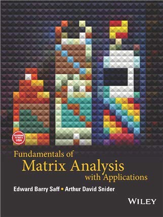 9788126574186: FUNDAMENTALS OF METRIX ANALYSIS WITH APPLICATIONS, SAFF [Paperback] WILEY INDIA