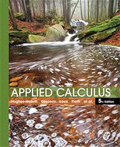 9788126574315: Applied Calculus,5/ed [Paperback] Hughes Hallett