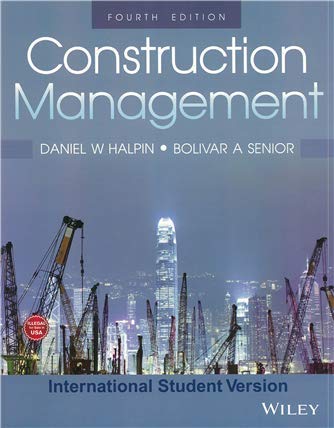 Stock image for Construction Management, 4Ed, Isv for sale by Books in my Basket