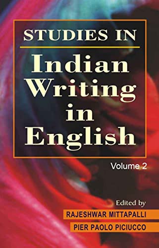 Stock image for Studies in Indian Writing in English, Volume II for sale by Avalon Books