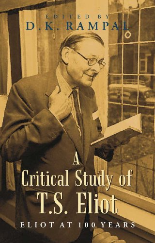 Beispielbild fr A Critical Study of T.S. Eliot: Eliot at 100 Years zum Verkauf von Prior Books Ltd