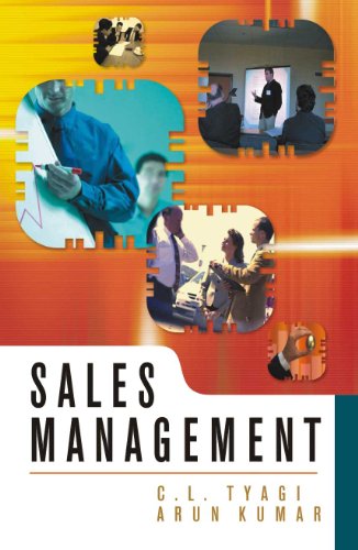 Stock image for Sales Management for sale by Books Puddle