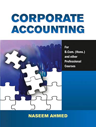 Beispielbild fr Corporate Accounting for B Com and Other Professional Courses zum Verkauf von Majestic Books