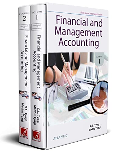 Stock image for Financial and Management Accounting, 2 Vols. for sale by Books Puddle