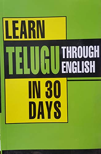 9788128811883: Learn Telugu in 30 Days Through English (Language)