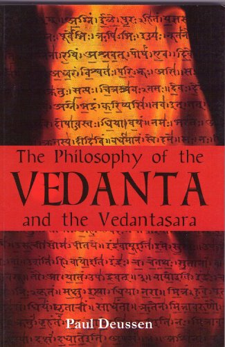 Stock image for The Philosophy of the Vedanta and the Vedantasara for sale by HPB-Movies