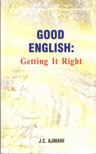 9788129118783: Good English: Getting It Right