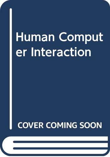 Stock image for Human Computer Interaction for sale by Mispah books