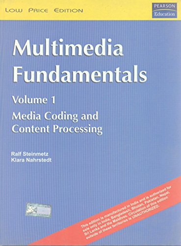 Imagen de archivo de Multimedia Fundamentals Media Coding and Content Processing, Vol. 1 a la venta por Majestic Books