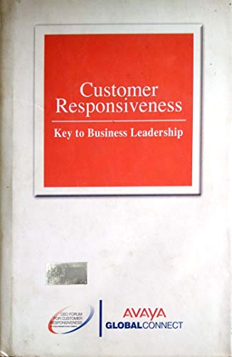 Stock image for Customer Responsiveness: Key to Business Leadership for sale by dsmbooks