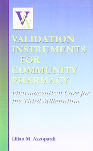 9788130901169: Validation Instruments for Community Pharmacy