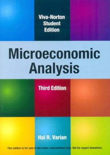 9788130908632: Microeconomic Analysis