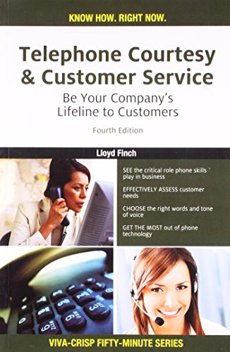 Stock image for CRISP FIFY MINUTE TELEPHONE COURTESY AND CUSTOMER SERVICE, 4 E for sale by Books in my Basket