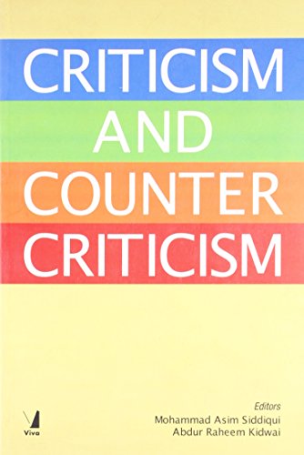 Imagen de archivo de Criticism and Counter Criticism a la venta por dsmbooks