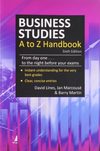 Stock image for BUSINESS STUDIES, A Z HANDBOOK, 6 E for sale by Books in my Basket