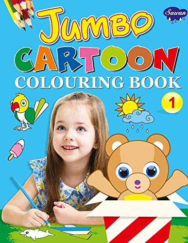 Stock image for Jumbo Cartoon Colouring Book-1 for sale by PBShop.store US