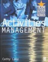 Beispielbild fr Activities Management Professional And Trade Series zum Verkauf von Books in my Basket