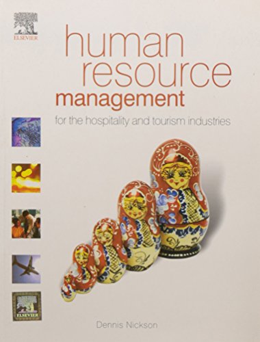 Imagen de archivo de Human Resource Management For The Hospitality & Tourism Industries a la venta por Kanic Books
