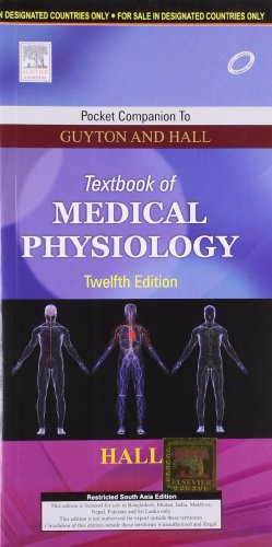 9788131228937: Pocket Companion to Guyton & Hall Textbook of Medical Physiology 12ED