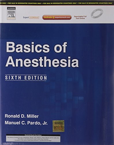 9788131228982: Basics of Anesthesia, 6e, 1e