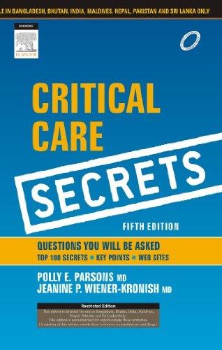 9788131234891: Critical care secrets 5ed