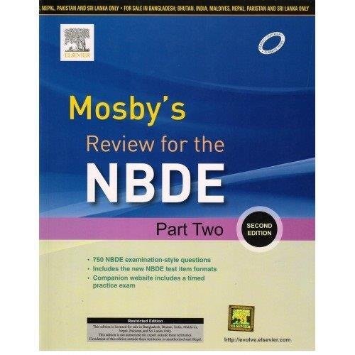 Imagen de archivo de Mosby's Review for the NBDE Part II, 2 Ed. a la venta por Books Unplugged