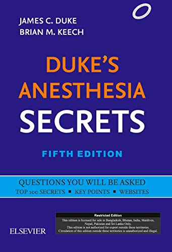 9788131243022: Duke's Anesthesia Secrets,5e