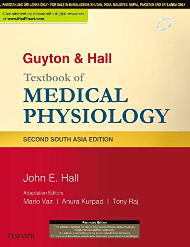 Stock image for Guyton and Hall Textbook of Medical Physiology for sale by Irish Booksellers