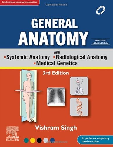 Beispielbild fr GENERAL ANATOMY Along with Systemic Anatomy Radiological Anatomy Medical Genetics, 3e zum Verkauf von AwesomeBooks