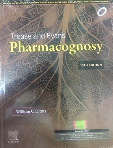 Stock image for Trease And Evans Pharmacognosy 16Ed (Hb 2022) for sale by Kanic Books