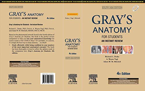 Beispielbild fr Gray's Anatomy for Students: An Instant Review, 4e: South Asia Edition 2019 zum Verkauf von Books Unplugged