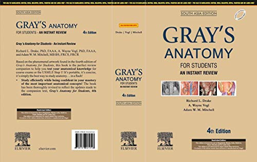 Imagen de archivo de Grays Anatomy For Students : An Instant Review (Sae) 4E a la venta por Books in my Basket