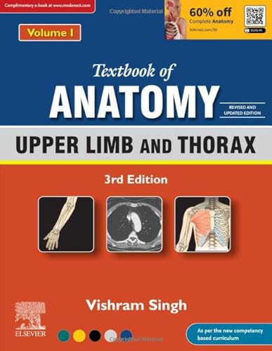 Beispielbild fr Textbook of Anatomy: Upper Limb and Thorax, Vol 1, 3rd Updated Edition zum Verkauf von BooksRun