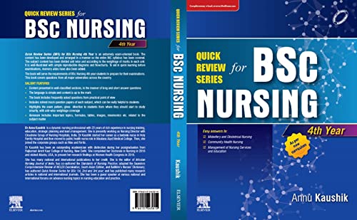 Stock image for Quick Review Series for B.Sc. Nursing: 4th Year - 1E for sale by Romtrade Corp.