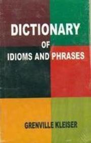 Dictionary of Idioms and Phrases (9788131308561) by Grenville Kleiser