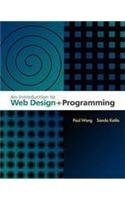 9788131503676: An Introduction To Web Design And +Programming