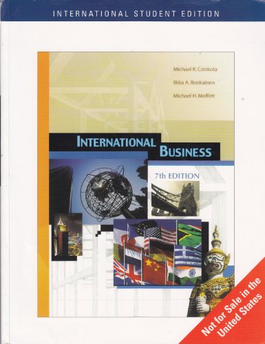 International Business (9788131504277) by Lkka A. Ronkainen Michael R. Czinkota