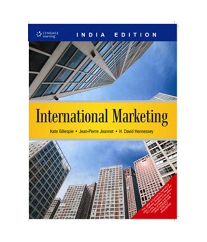 Beispielbild fr International Marketing zum Verkauf von Majestic Books