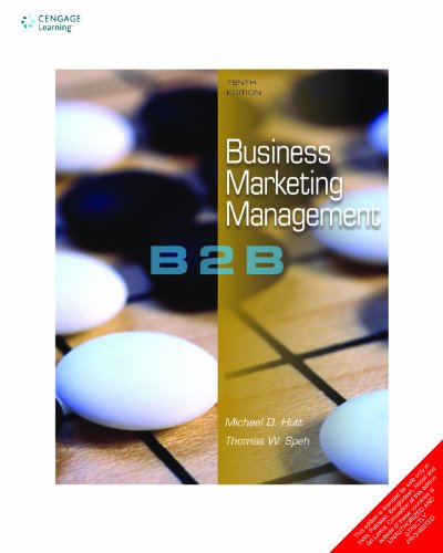 Stock image for Business Marketing Management for sale by Majestic Books