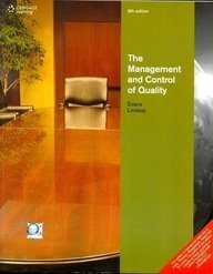 9788131517918: Management And Control Of Quality,8Ed