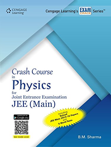 9788131518908: Crash Course In Physics For Joint Entrance Examination Jee (Main) [Paperback] [Jan 01, 2015] Sharma
